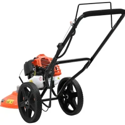 vidaXL Bosmaaier met wielen 52 cc 1,45 kW oranje