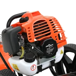 vidaXL Bosmaaier met wielen 52 cc 1,45 kW oranje