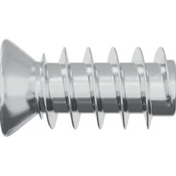 vidaXL Bout 2 st zilver M6 x 12 mm IJzer