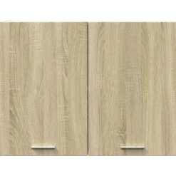vidaXL Bovenkast Lyon 80x31x60 cm bewerkt hout sonoma eikenkleurig
