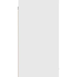 vidaXL Bovenkast Lyon 80x31x60 cm bewerkt hout wit