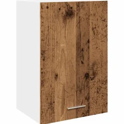 vidaXL Bovenkast Lyon 40x31x60 cm bewerkt hout oud houtkleurig