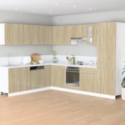 vidaXL Bovenkast Lyon 60x31x40 cm bewerkt hout sonoma eikenkleurig