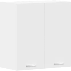 vidaXL Bovenkast Lyon 60x31x60 cm bewerkt hout wit