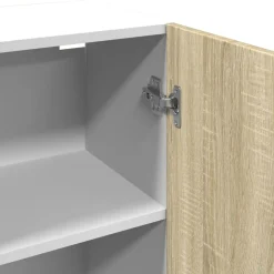 vidaXL Bovenkast Lyon 50x31x60 cm bewerkt hout sonoma eikenkleurig