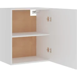 vidaXL Bovenkast Lyon 50x31x60 cm bewerkt hout wit