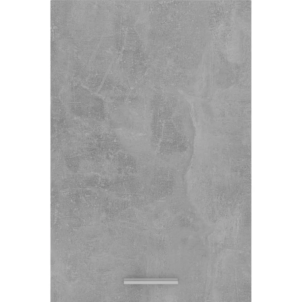vidaXL Bovenkast Lyon 39,5x31x60 cm bewerkt hout betongrijs