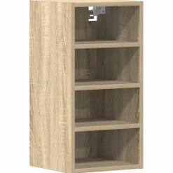 vidaXL Bovenkast Riga 30x29,5x60 cm bewerkt hout sonoma eikenkleurig