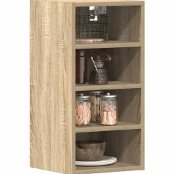 vidaXL Bovenkast Riga 30x29,5x60 cm bewerkt hout sonoma eikenkleurig