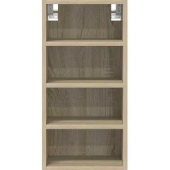 vidaXL Bovenkast Riga 30x29,5x60 cm bewerkt hout sonoma eikenkleurig