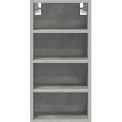 vidaXL Bovenkast Riga 30x29,5x60 cm bewerkt hout betongrijs