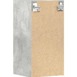vidaXL Bovenkast Riga 30x29,5x60 cm bewerkt hout betongrijs