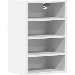 vidaXL Bovenkast Riga 40x29,5x60 cm bewerkt hout wit
