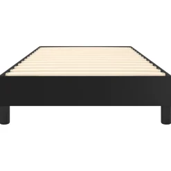 vidaXL Boxspring bed kunstleer zwart 80x200 cm