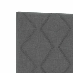 vidaXL Boxspringbed met matras Donkergrijs 80 x 200 cm Stof