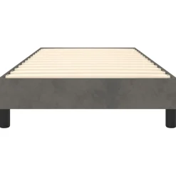 vidaXL Boxspring bed 80x200 cm fluweel donkergrijs