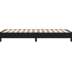 vidaXL Boxspring bed 80x200 cm stof zwart