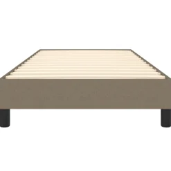 vidaXL Boxspring bed 80x200 cm stof taupe