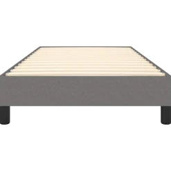vidaXL Boxspring bed 80x200 cm stof donkergrijs