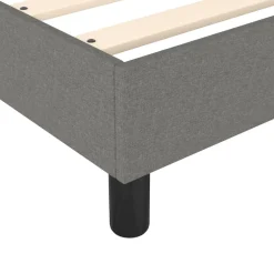 vidaXL Boxspring bed 80x200 cm stof donkergrijs