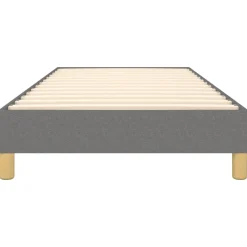 vidaXL Boxspring bed 80x200 cm stof donkergrijs