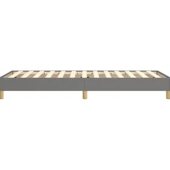 vidaXL Boxspring bed 80x200 cm stof donkergrijs