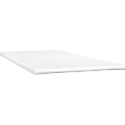 vidaXL Boxspring met matras stof zwart 80x200 cm