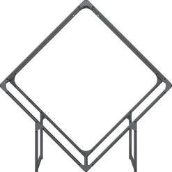 vidaXL Brandhoutrek 100x25x100 cm koudgewalst staal antracietkleurig