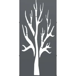 vidaXL Brandhoutrek 40x30x80 cm koudgewalst staal antraciet
