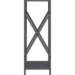 vidaXL Brandhoutrek 40x40x40 cm koudgewalst staal olijfgroen