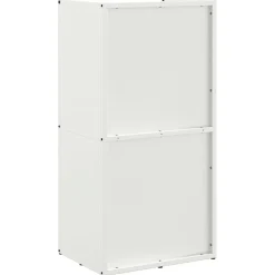 vidaXL Brandhoutrek 25x25x60 cm koudgewalst staal olijfgroen