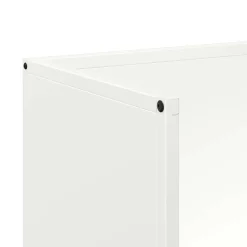 vidaXL Brandhoutrek 25x25x60 cm koudgewalst staal olijfgroen