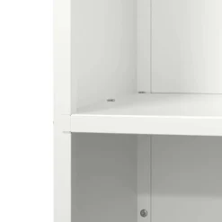vidaXL Brandhoutrek 25x25x60 cm koudgewalst staal olijfgroen