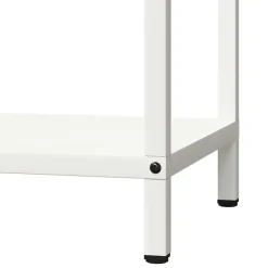 vidaXL Brandhoutrek 40x25x60 cm koudgewalst staal wit