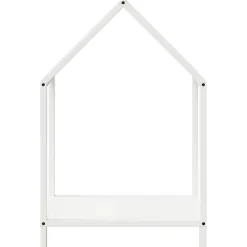vidaXL Brandhoutrek 40x25x60 cm koudgewalst staal wit