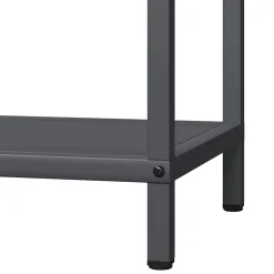 vidaXL Brandhoutrek 25x25x60 cm koudgewalst staal wit