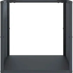 vidaXL Brandhoutrek 50x25x60 cm koudgewalst staal olijfgroen