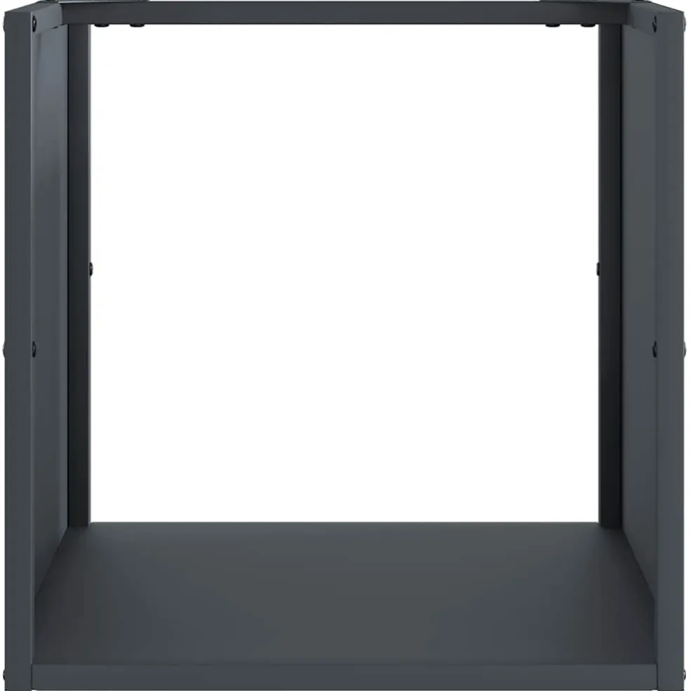 vidaXL Brandhoutrek 50x25x60 cm koudgewalst staal olijfgroen