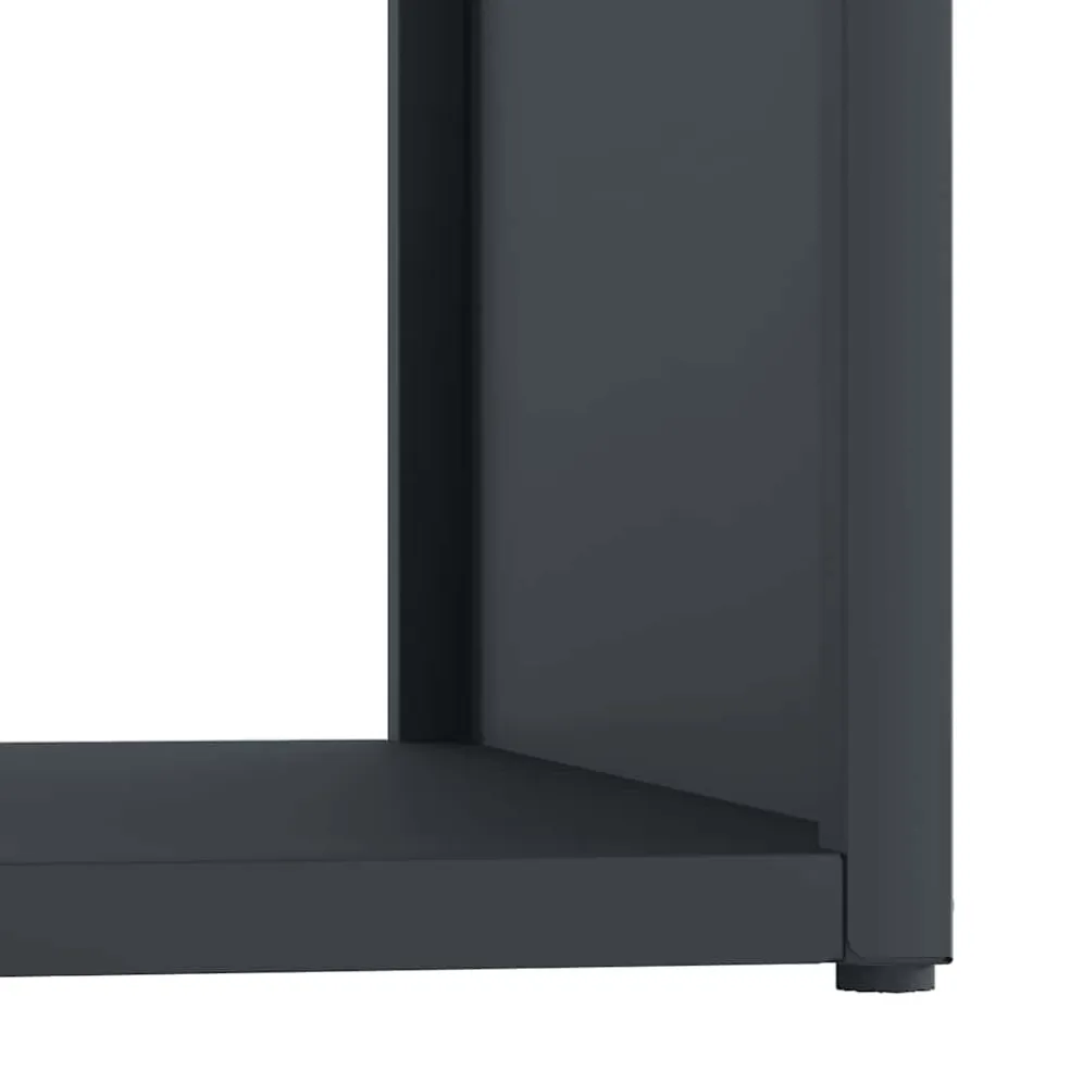 vidaXL Brandhoutrek 50x25x60 cm koudgewalst staal olijfgroen