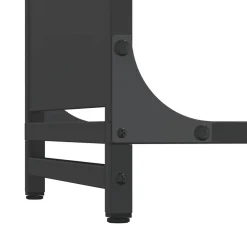 vidaXL Brandhoutrek 44x28x65 cm koudgewalst staal olijfgroen
