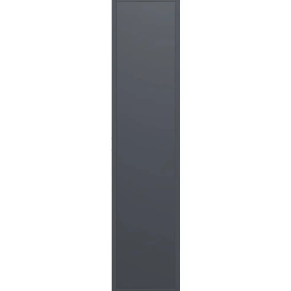 vidaXL Brandhoutrek 50x23x100 cm koudgewalst staal antracietkleurig