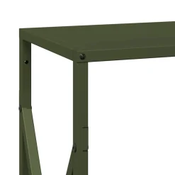 vidaXL Brandhoutrek 60x25x100 cm koudgewalst staal wit