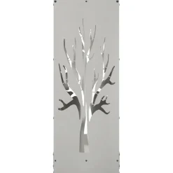 vidaXL Brandhoutrek 40x30x80 cm roestvrij staal