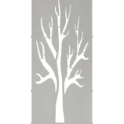 vidaXL Brandhoutrek 40x30x80 cm roestvrij staal