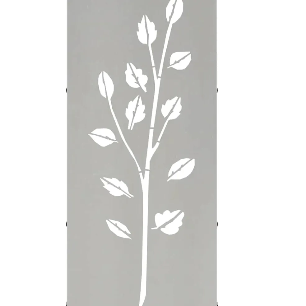 vidaXL Brandhoutrek 40x30x80 cm roestvrij staal