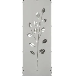 vidaXL Brandhoutrek 40x30x80 cm roestvrij staal