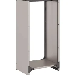 vidaXL Brandhoutrek 40x30x80 cm weervast staal