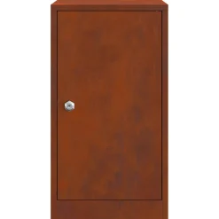 vidaXL Brievenbus met opslag Roestig 30 x 20 x 55 cm weervast staal