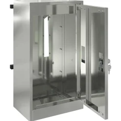 vidaXL Brievenbus met slot Zwart 30 x 20 x 55 cm Gegalvaniseerd staal