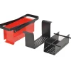 vidaXL Brikettenpers voor papier 34x14x14 cm staal zwart en rood